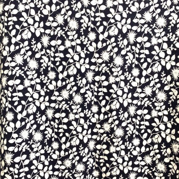 NWT LOFT Blue & White Mini A-Line Skirt — Size M - Picture 3 of 4